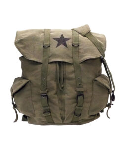 Rothco Vintage Weekender Canvas Backpack with Star