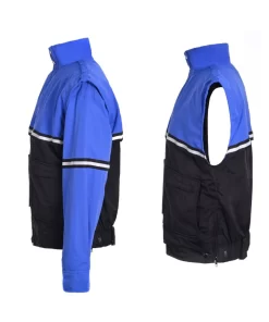 Waterproof Zip-Off Sleeve Bike Patrol Jacket With Removable Liner
