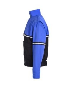 Waterproof Zip-Off Sleeve Bike Patrol Jacket With Removable Liner