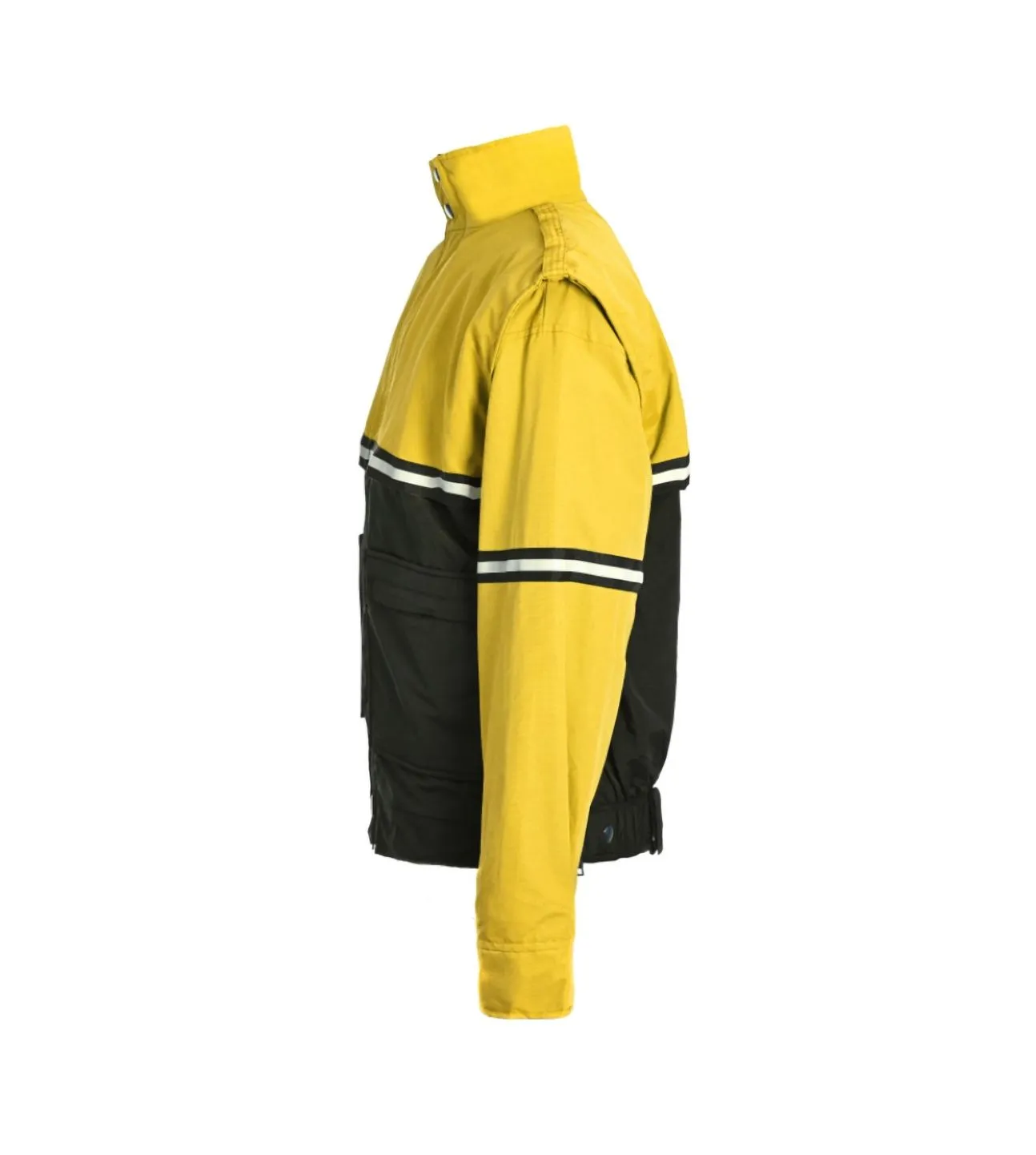 1VP-JS902 Waterproof Zip-Off Sleeve Bike Patrol Jacket With Removable Liner