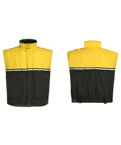 1VP-JS902 Waterproof Zip-Off Sleeve Bike Patrol Jacket With Removable Liner