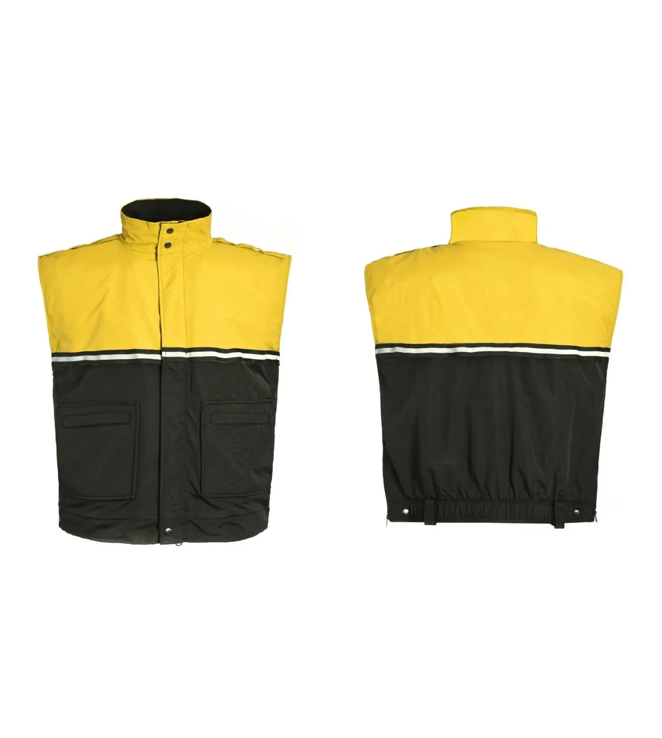 1VP-JS902 Waterproof Zip-Off Sleeve Bike Patrol Jacket With Removable Liner