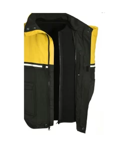 1VP-JS902 Waterproof Zip-Off Sleeve Bike Patrol Jacket With Removable Liner