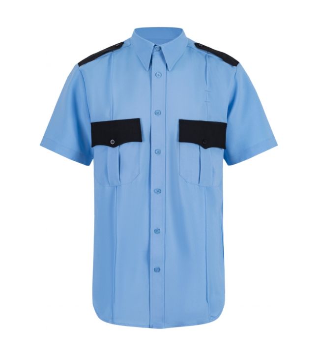 Mens 100% Polyester Security Shirt Short Sleeve National Patrol