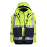 High-Viz Jacket w/Liner 100% Polyester