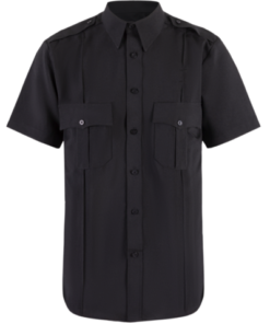 Men's 100% Polyester Security Short Sleeve Shirt - Image 11