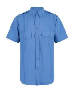 Men's 100% Polyester Security Short Sleeve Shirt - Image 4