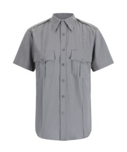 Men's 100% Polyester Security Short Sleeve Shirt - Image 6