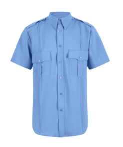 Men's 100% Polyester Security Short Sleeve Shirt - Image 7